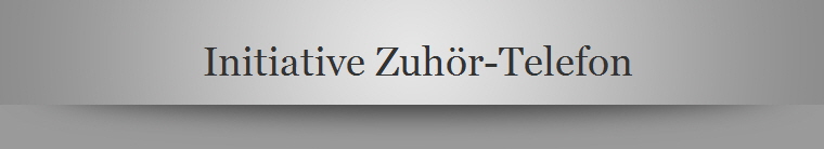 Initiative Zuh�r-Telefon